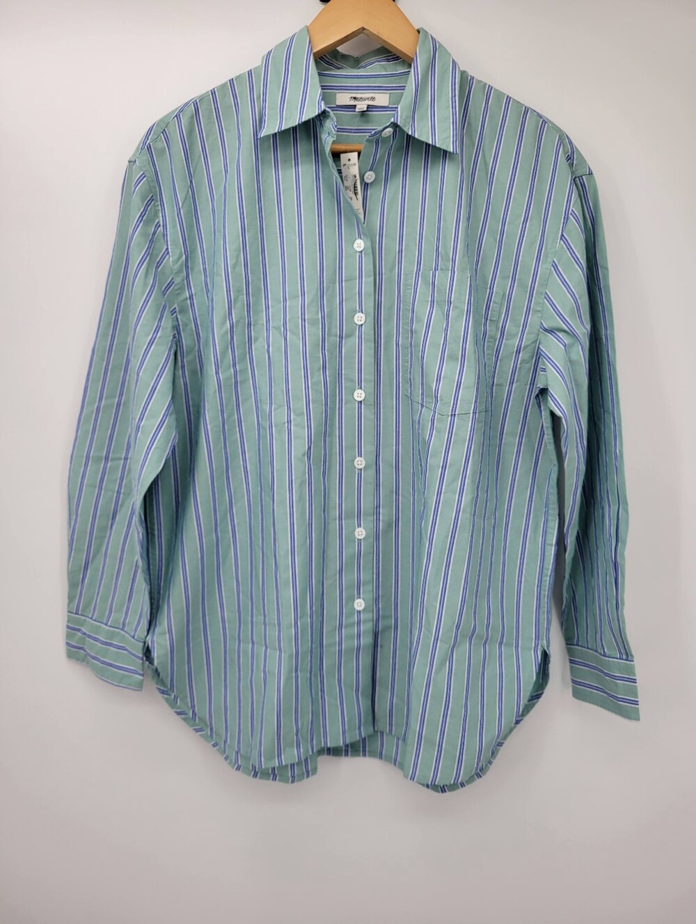 Madewell The Easy Shirt in Poplin NY392 Size S NEW! 100% cotton - Picture 4 of 7